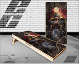 Aztec Warrior Cornhole Boards