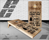 Camping Good Time Cornhole Boards