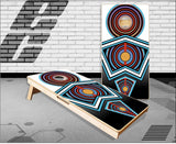 Geomtric Pattern Cornhole Boards