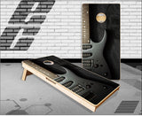 Guitar Skull Cornhole Boards