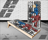 2nd Amendment American Flag Gun Cornhole Boards