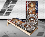 2nd Amendment Gun Rights Camo Cornhole Boards