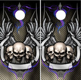 5 Skulls And Dust UV Direct Print Cornhole Tops