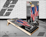 911 Tribute United Flag Cornhole Boards