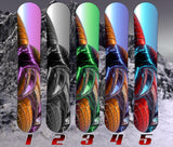 Abstract Wheels Snowboard Vinyl Wrap Graphic Decal Sticker