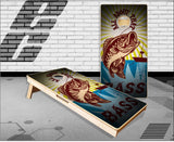 All About That Bass Fish Cornhole Boards