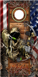 American Buck Deer Reaper Camo Cornhole Wrap