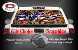 American Buck Obliteration Buck Blaze Rear Window Wrap