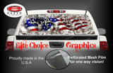 American Buck Obliteration Buck Snow Rear Window Wrap
