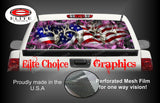 American Buck Obliteration Pink Rear Window Wrap