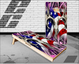 American Buck Tallgrass Pink Cornhole Boards