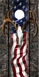 American Buck Wood Camo UV Direct Print Cornhole Tops