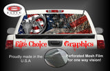 American Deer Hunter Flag Camo Rear Window Wrap