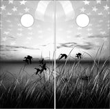 American Duck Hunting Heaven Cornhole Wrap