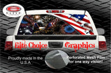 American Eagle Fireworks Rear Window Wrap