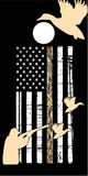American Flag Duck Hunting Camo Cornhole Wrap