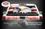 American Flag Eagle 1 Rear Window Wrap