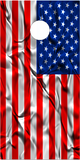 American Flag Satin Cornhole Wrap