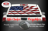American Flag Rear Window Wrap