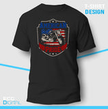 American Pride Motorcycle Unisex T-Shirt