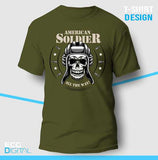 American Soldier Skull Unisex T-Shirt