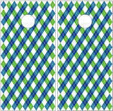 Argyle UV Direct Print Cornhole Tops