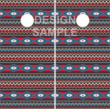 Aztec Pattern UV Direct Print Cornhole Tops