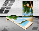 Beach Scene 1 Cornhole Boards
