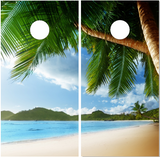 Beach Scene 1 Cornhole Wrap
