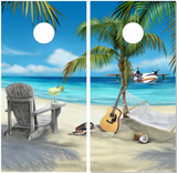 Beach Theme UV Direct Print Cornhole Tops