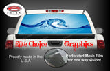 Beach Tidal Wave Rip Curl Rear Window Wrap
