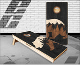 Bear Wood Mountains Cornhole Boards