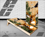 Big Deer Buck Woods Cornhole Boards