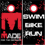 Bike Swim Run UV Direct Print Cornhole Tops