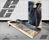 Black Angus Cow Cornhole Boards