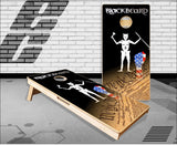 Black Beard We The People Pirate Cornhole Boards