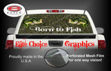 Born To Fish Camo Rear Window Wrap