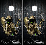 Bow Hunter Wood Cornhole Wrap