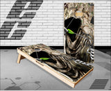 Bow Reaper  Buck Camo Cornhole Boards
