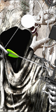 Bow Reaper Oblit Buck Snow Camo Cornhole Wrap