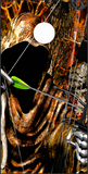 Bow Reaper Oblit Skull Blaze Camo Cornhole Wrap