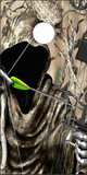 Bow Reaper Oblit Skull Camo Cornhole Wrap