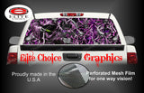 Bow Reaper Obliteration Skull Pink Camo Rear Window Wrap