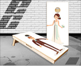Bride and Groom Cornhole Boards