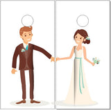 Bride and Groom UV Direct Print Cornhole Tops