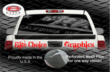 California Flag Rear Window Wrap