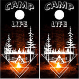Camp Life Cornhole Wrap