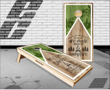 Camp Site Toasted Memories Cornhole Boards