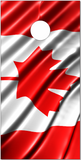 Canadian Flag Wavy Cornhole Wrap