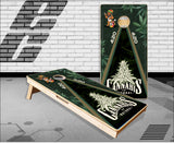 Cannabis Weed Stoner 420 Leaves Cornhole Boards